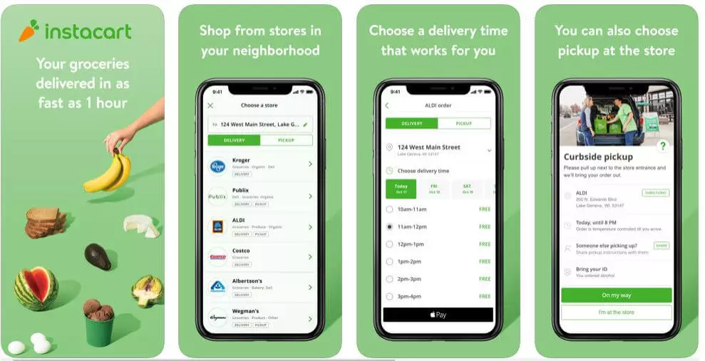 Instacart App User Interface