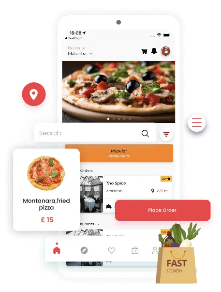 UK Eats Food Delivery App Developed by Intelivita