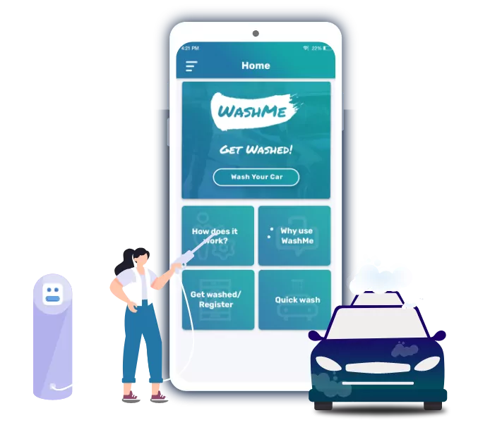 Car wash app developed by Intelivita