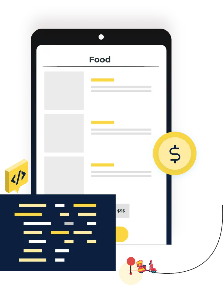 Food app development cost