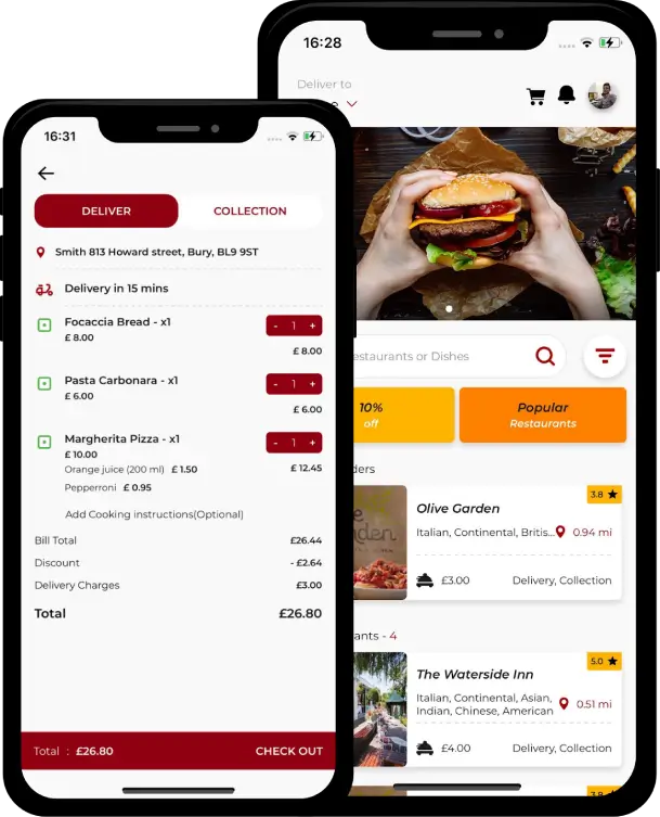 UK Eats Food Ordering App Developed by Intelivita